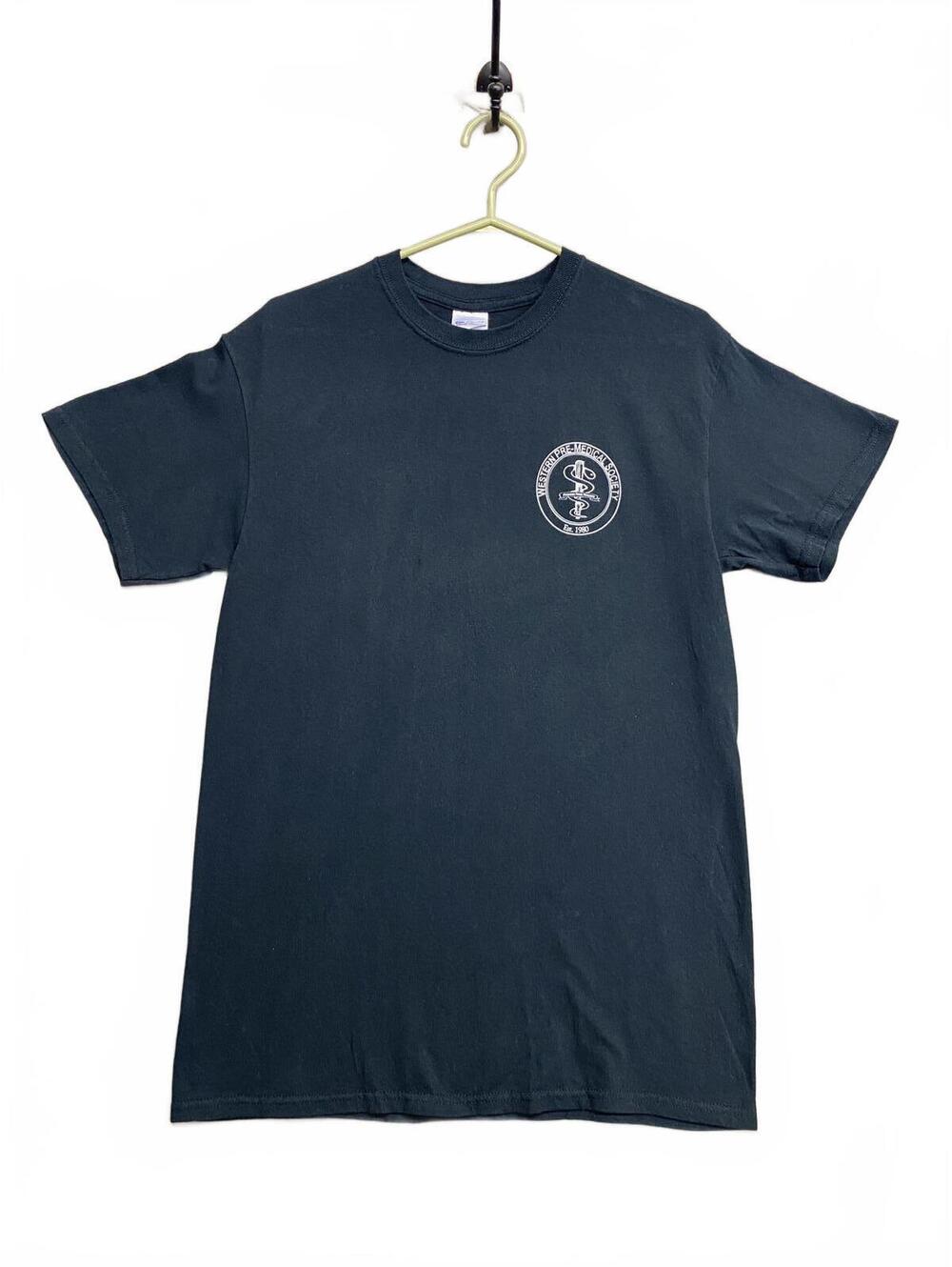 Western Pre-Medical Society Black Anatomy Funny T-Shirt Gildan Men's Size Medium